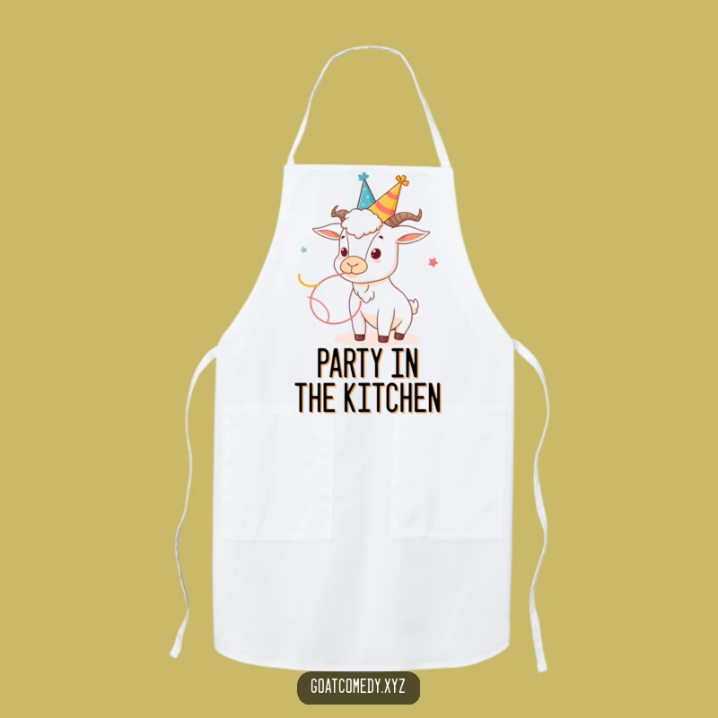 Funny Party Goat Apron: Festive Chef Wear for a Perfect Gift