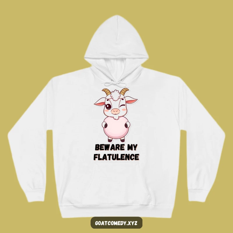 Funny Goat Whoopee Cushion Hoodie: Cozy Up with This Hilarious Prankster Apparel